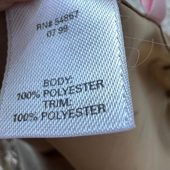 Vintage Y2K Victorias Secret Satin Floral Mini Slip Dress Lace Trim Small - Picture 9 of 16